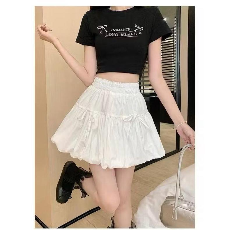 HOT DF - Rok POLLY Mini Skirt Susun Pendek / Rok Wanita Pendek