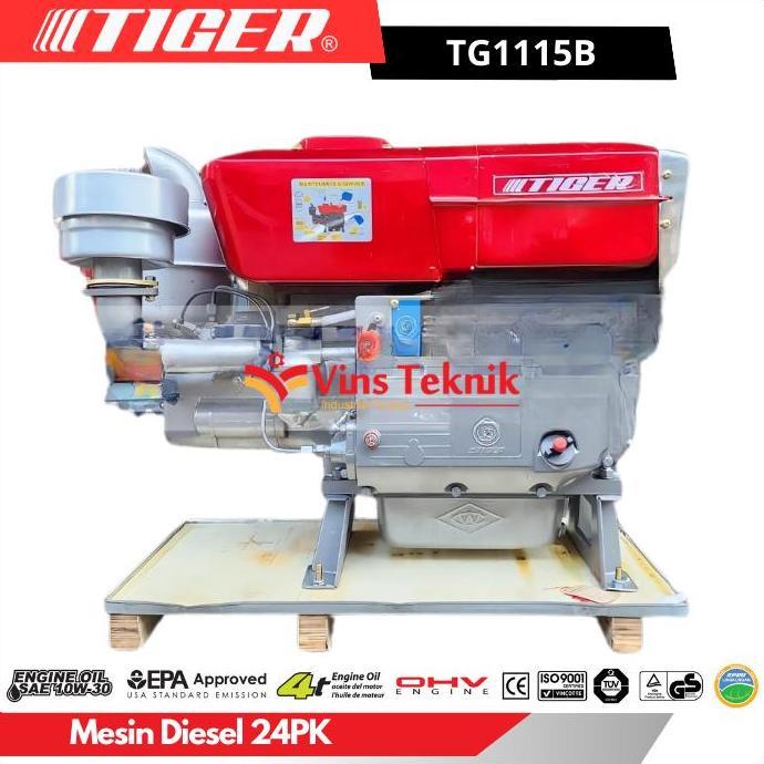 TIGER Mesin Diesel Mesin Penggerak 24PK TG 1115 TG1115B
