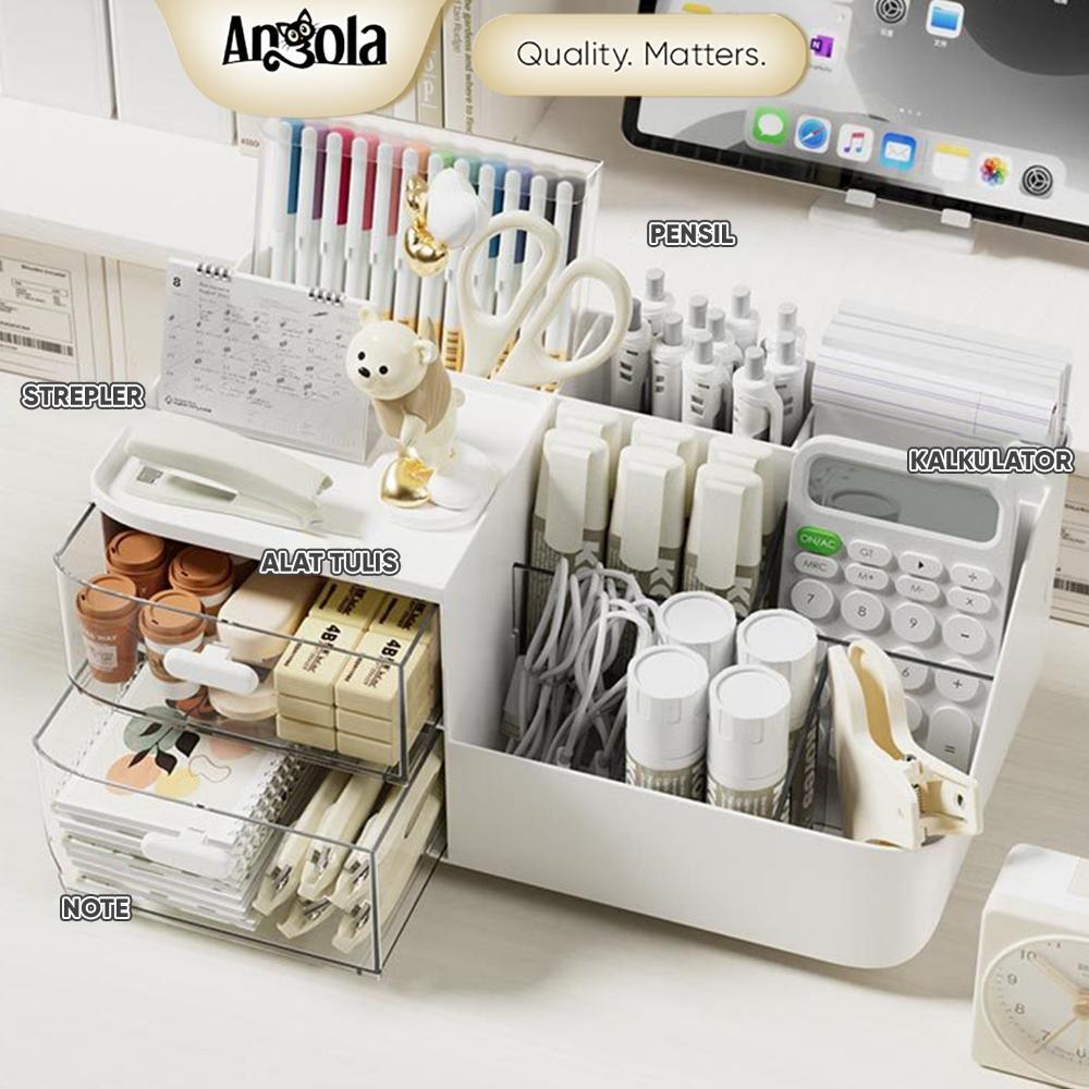 fn-56 ANGOLA Rak Alat Tulis / Skincare / Make Up C36 Stationery Organizer / Rak Penyimpanan Multifun