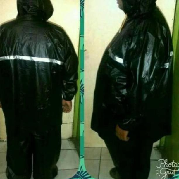 Woii- Jas Hujan Mantel Mantol Setelan Baju Celana Besar Super Jumbo 6Xl Tiger Sumo Big Size Xxxxxxl 