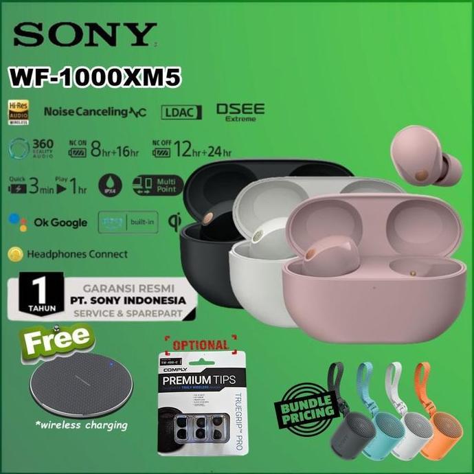 Sony Wf-1000Xm5 Wireless Headphones Wf1000Xm5 Wf1000X Wf1000 Xm5