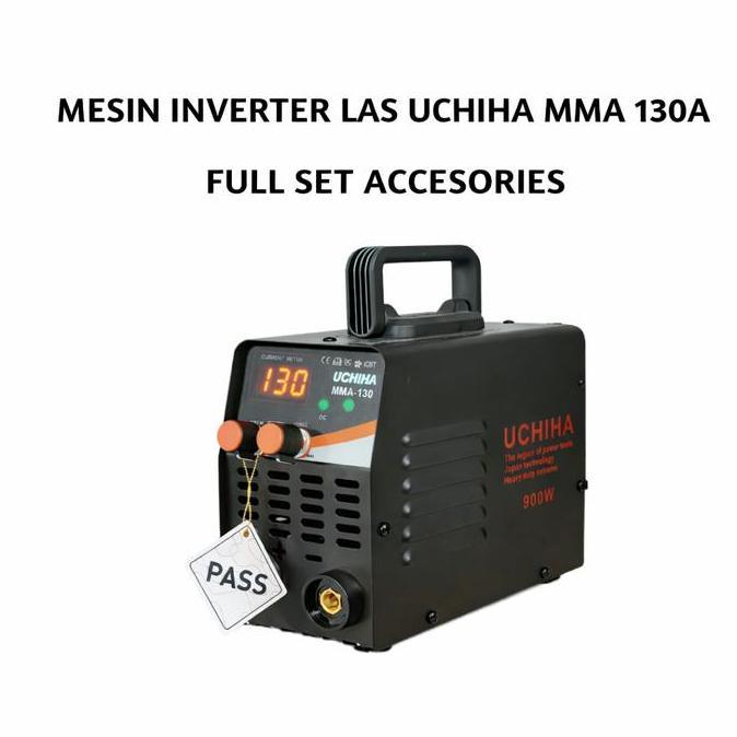 TERMURAH - MESIN LAS UCHIHA INVERTER MMA 130 IGBT 900 WAAT / MESIN LAS / MESIN TRAFO LAS / ORIGINAL 