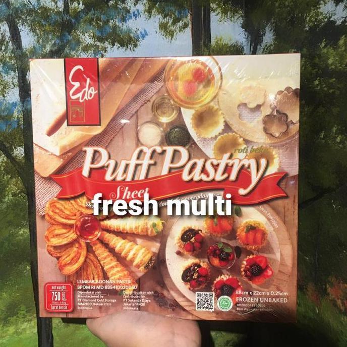 Puff pastry sheet edo murah / kulit pastry Halal / kulit zuppa
