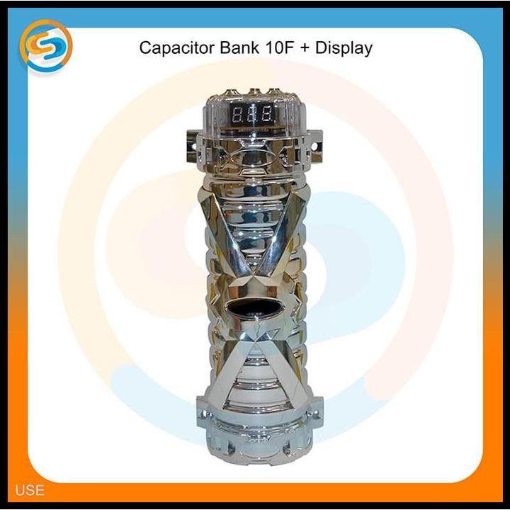 BEST DEAL POWER CAPASITOR 10 FARAD DISPLAY - KAPASITOR BANK 10 FARAD USE 