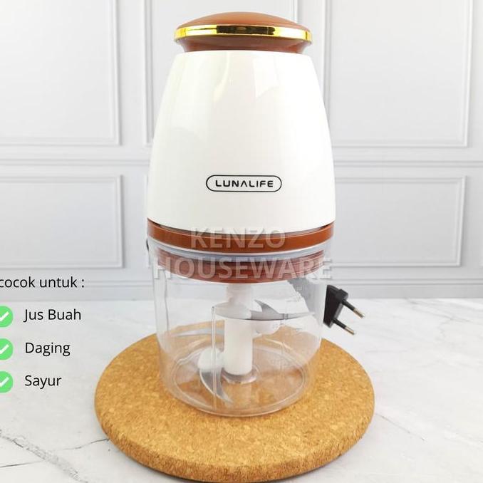 Chopper Blender Listrik Food Juicer Alat Penggiling Daging Bumbu Buah