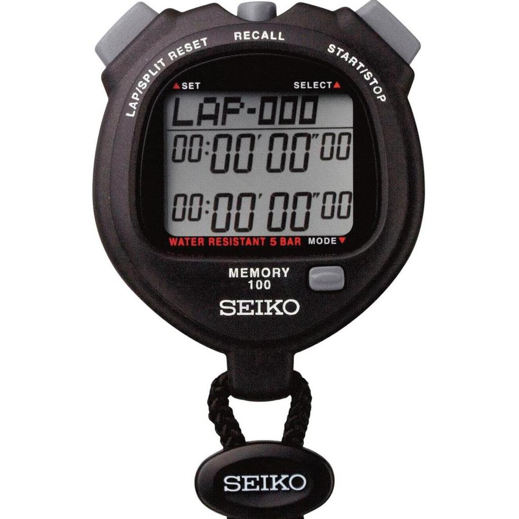 Stopwatch Seiko S23601P Digital 100 Lap Memory - Stop Watch Seiko