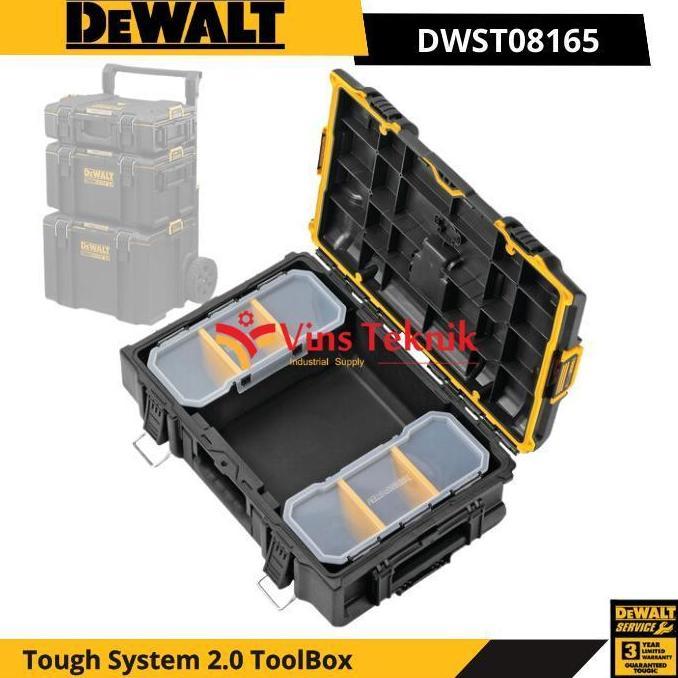 DEWALT DWST08165 ToolBox Tool Box Kotak Alat Perkakas Toughsystem 2.0