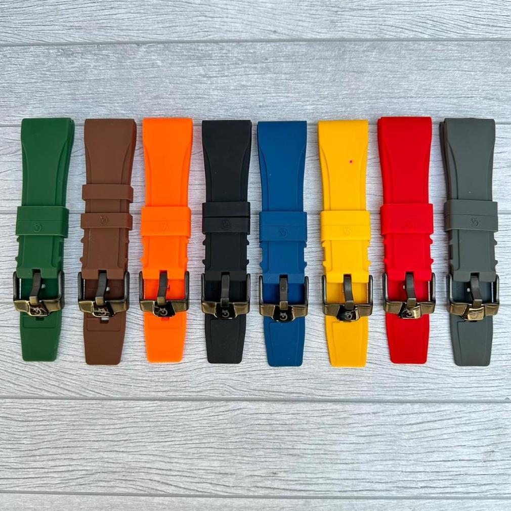 Premium Tali Jam Karet Silikon Alexandre Christie, Strap Rubber Silikon Alexandre Christie