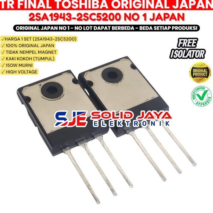 Wkfd- Transistor Tr Toshibaa 2Sc5200 - 2Sa1943 Tr Toshiba 2Sc 5200 2Sa 1493 Transistor Tr Final Sc52