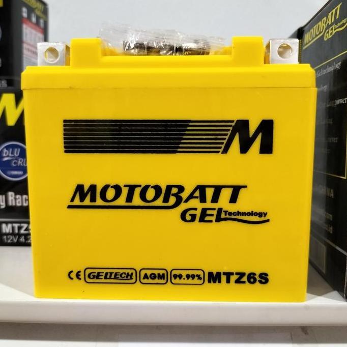 Aki Motor Motobatt Mottobat Motobat Mtz6S Aki Kering / Aki Gel