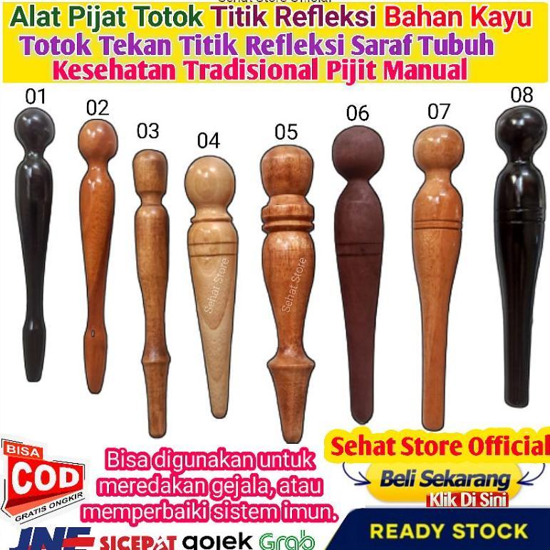 Kayu Totok Titik Refleksi Saraf Tubuh Alat Pijat Refleksy Telapak Kaki Pijet Totok Sendi Reflexi Pij