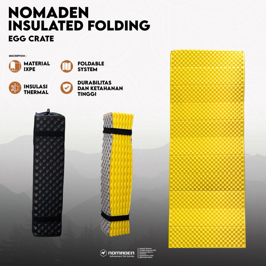 WAJIB PUNYA Nomaden Insulated Folding Egg Crate IXPE - Matras Lipat Ultralight Nomaden