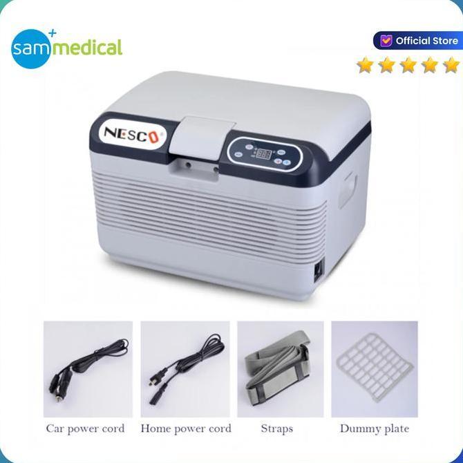 Nesco Cool Box - Vaccine Cooler - Box Vaksin 12 Liter ACDC