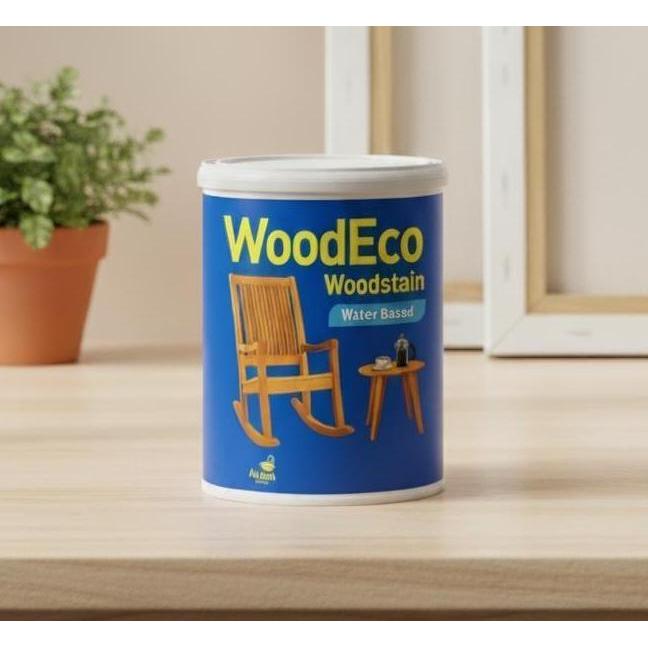NEW LENKOTE Politur WoodStain Woodeco Vernis Kayu Wood Stain Eco1 Lt Liter