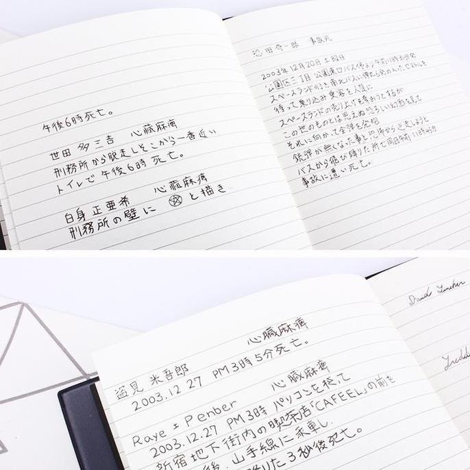 Buku Binder Death Note Buku Tulis Anime Death Note Book Notebook