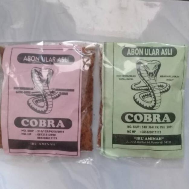 Abon Ular Asli Ibu Aminah