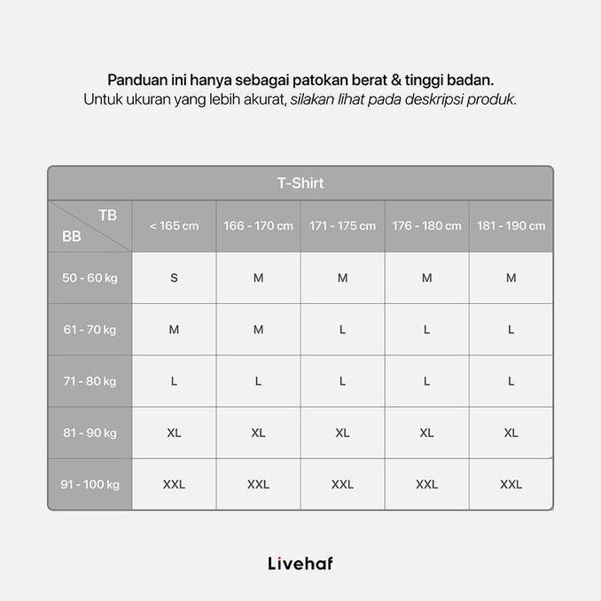 Livehaf - Boxy Ease Tee Natural