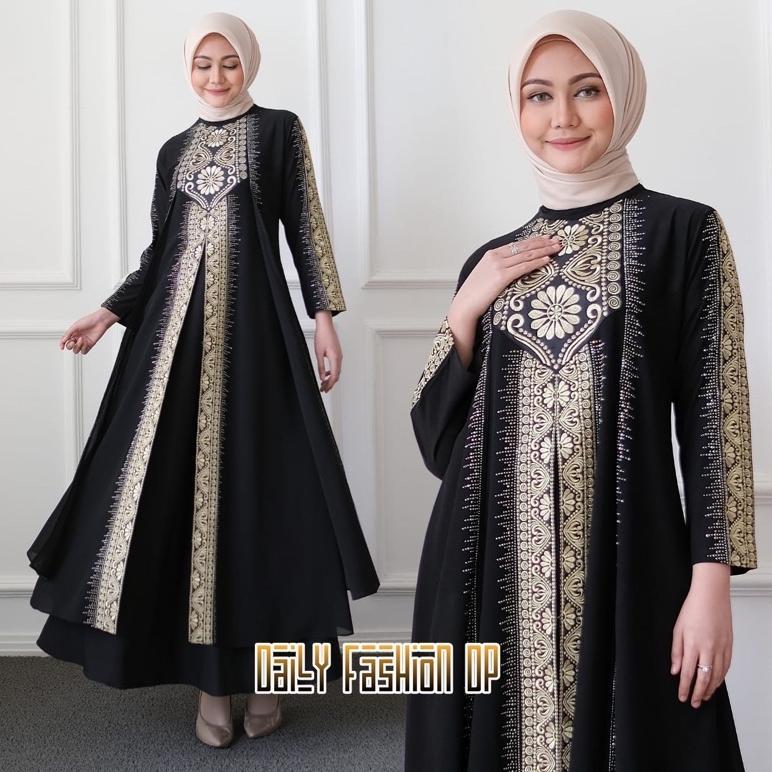 sale Gamis Turkey 1062 Turkey 3410 Hawa #135 Dress Busana Muslimah By Original Mega Store Farzolla 2