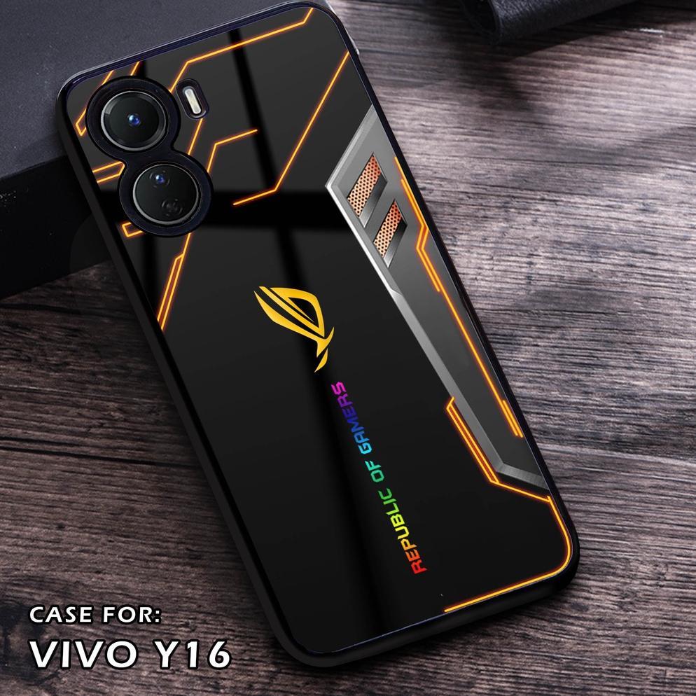 BESTPROMO Case Vivo Y16 - Fashion Case Motif ROG - Casing Vivo Y16 - Case hp Vivo Y16 - Pelindung hp