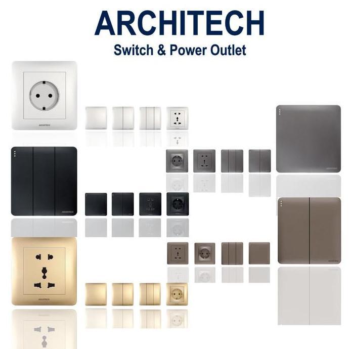 READY STOCK ARCHITECH SAKLAR LAMPU / SAKLAR ARCHITECH INFINITY A63 SERI / SAKELAR