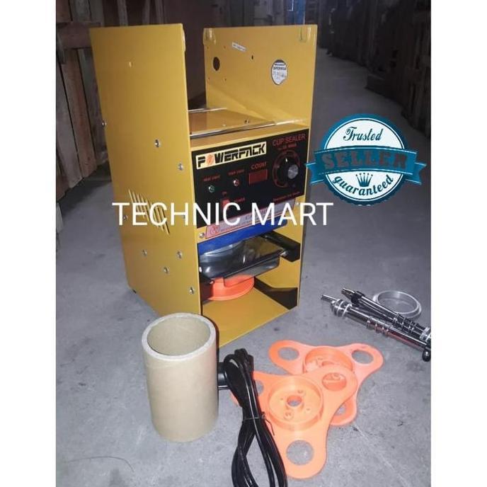 Mesin Cup Sealer Manual Digital Counter Powerpack(Tanpa Roll Plastik)