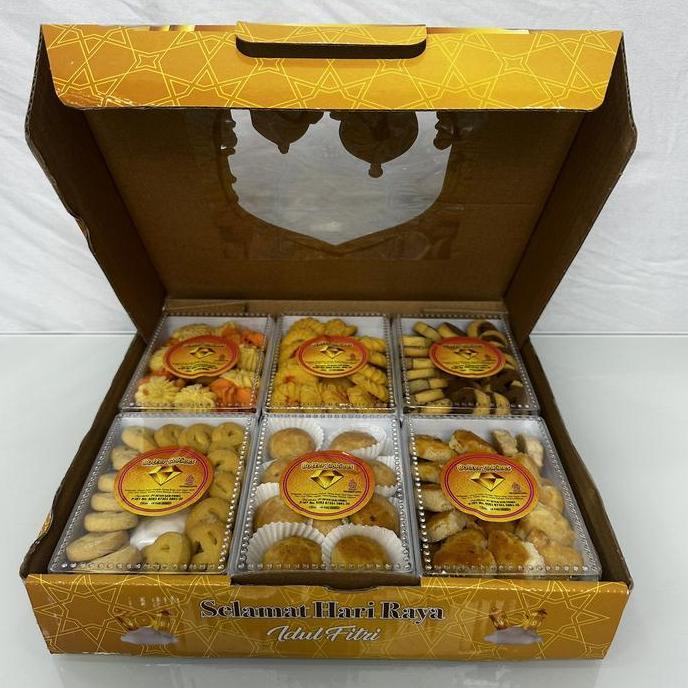 PAKET KUE KERING INTAN SARI PARCEL KUE KERING PAKET KUE LEBARAN MURAH
