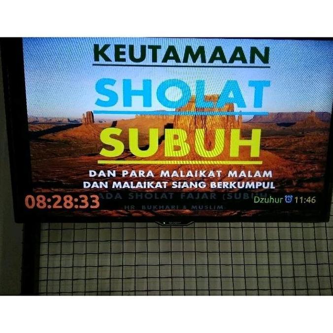 Jam Sholat Tv Controller Jam Waktu Sholat Tv - Jam Sholat Digital Tv Kualitas Terbaik Harga Termurah