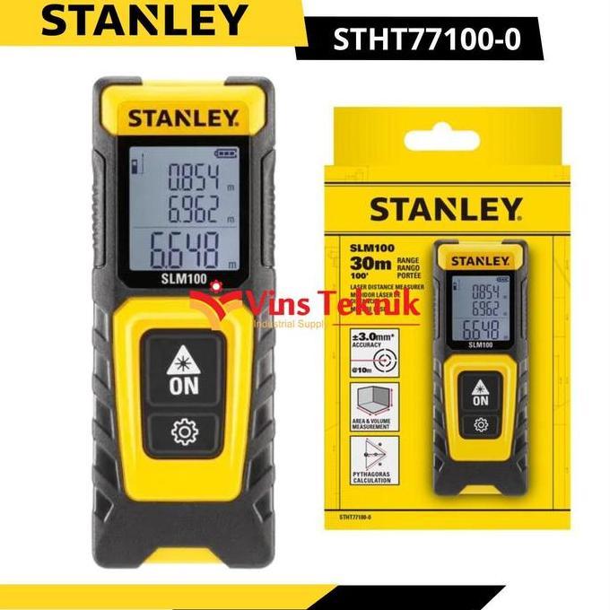 STANLEY STHT77100-0 Meteran Laser Laser Distance Measurer 30m SLM100