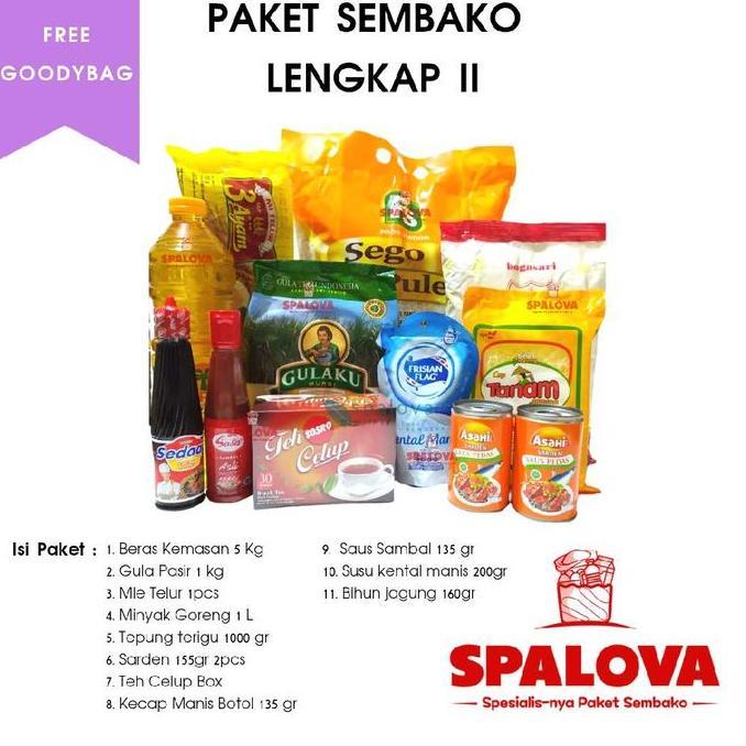 PAKET SEMBAKO LENGKAP II BERAS 5KG