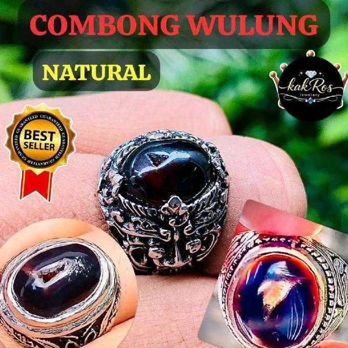 BATU COMBONG WULUNG NATURAL ALAM RING ALPAKA SUPER