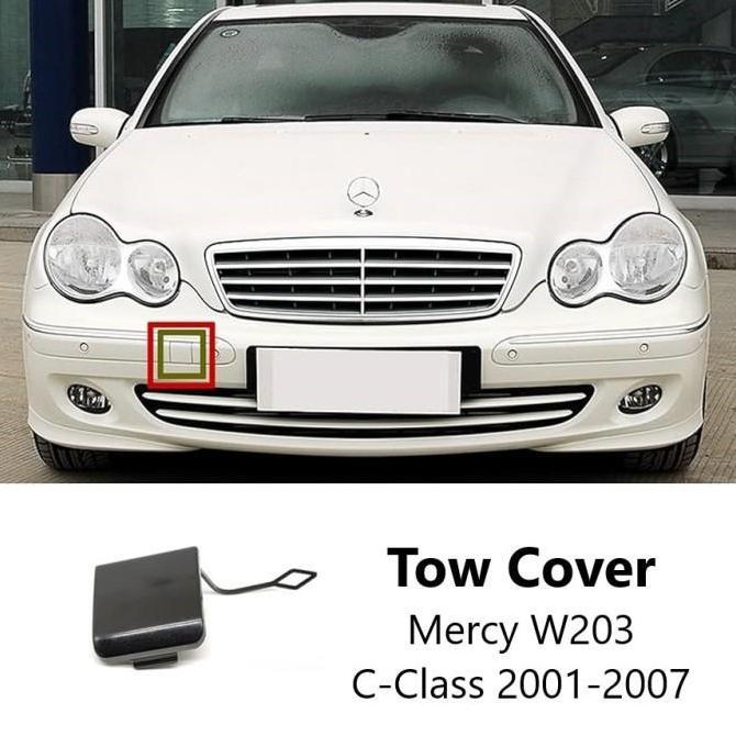 Lubang Towing Cover Mercy W203 Bumper Tow Derek Mercedes C240 Amg Original
