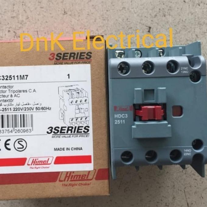 Sale Magnetic Contactor Himel Hdc3-25 3 Pole 11Kw