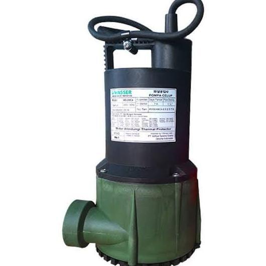 Pompa Celup Wasser Wd-200E 200Watt Non Auto Terbaru