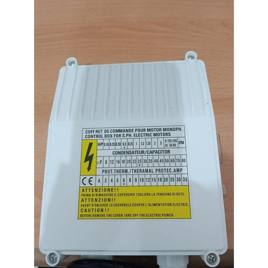 Control Panel Control Box Satelit Submersible Pump 0,5Hp Terbatas