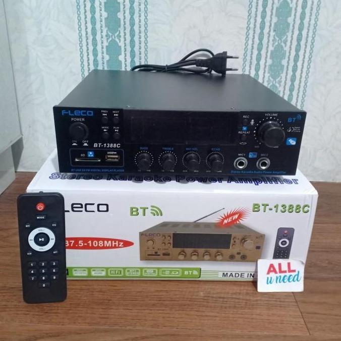 Update Amplifier Fleco BT-1388C - Ampli Fleco 1388C - Amplifier Bluetooth ORI all-u99 Kualitas Baik