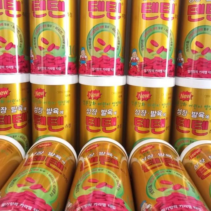 TENTEN CHEWABLE TABLET VITAMIN KOREA isi 120 PCS GROWTH VIT