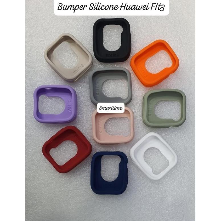 New Strap Huawei Watch Fit 3  Dan Bumper Case Silicone Huawei Watch Fit3 Soft Case Silikon Huawei Fi