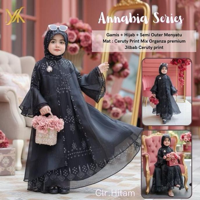 Annabia Series Luxry Ori Mauma Kids Gamis Anak