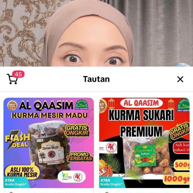 Keki- Kurma Mesir Artis Viral Kurma Mesir 1Kg Kurma Mesir Madu 1Kg Kurma Mesir Premium 1Kg