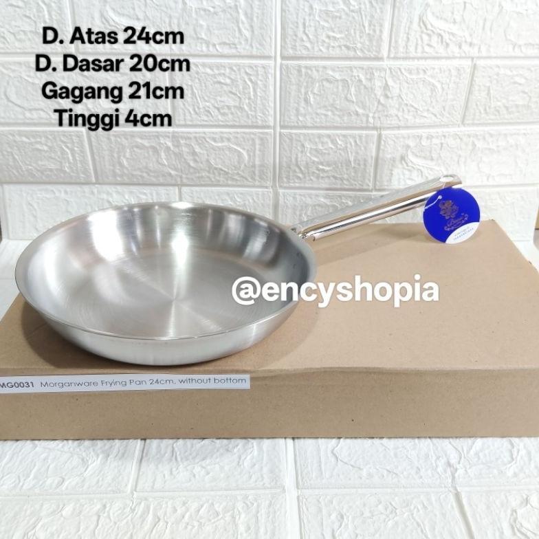 Wajan Frypan Stainless Steel BIMA Morganware 24cm