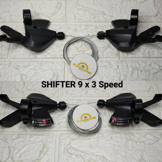 Shifter 9 x 3 Speed RRT Sepeda MTB Federal