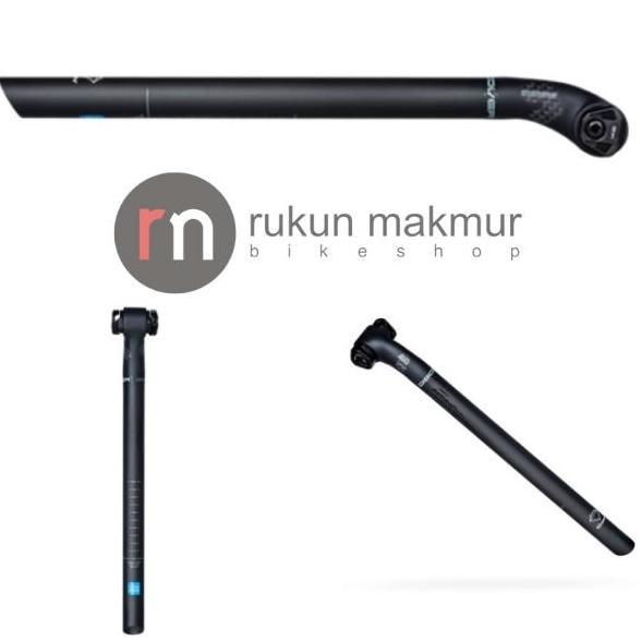Promo PRO Road Bike Gravel Seatpost DISCOVER Carbon 27.2 x 400mm 20mm Offset Setback - Shimano Di2 B