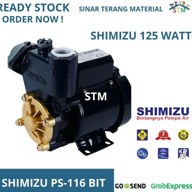 Pompa Air Shimizu Ps 116 Bit 125 Watt / Pompa Air / Shimizu Premium