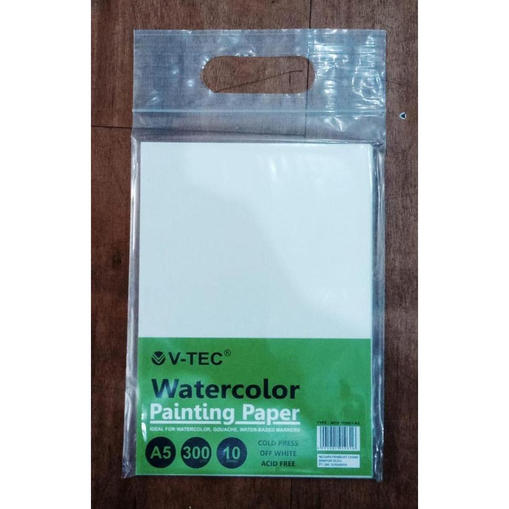 Shashin- Watercolor Painting Paper V-Tec 300 Gsm Off White