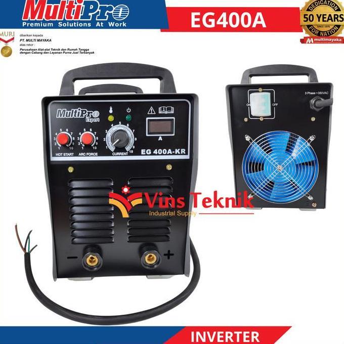MULTIPRO EG 400 Mesin Travo Las Listrik Inverter Travo Las IGBT 400A  EG 400 A 3PHASE