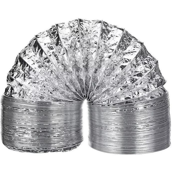 Promo Selang Flexible Aluminium Ducting Exhaust Fan Blower 5" X 10M