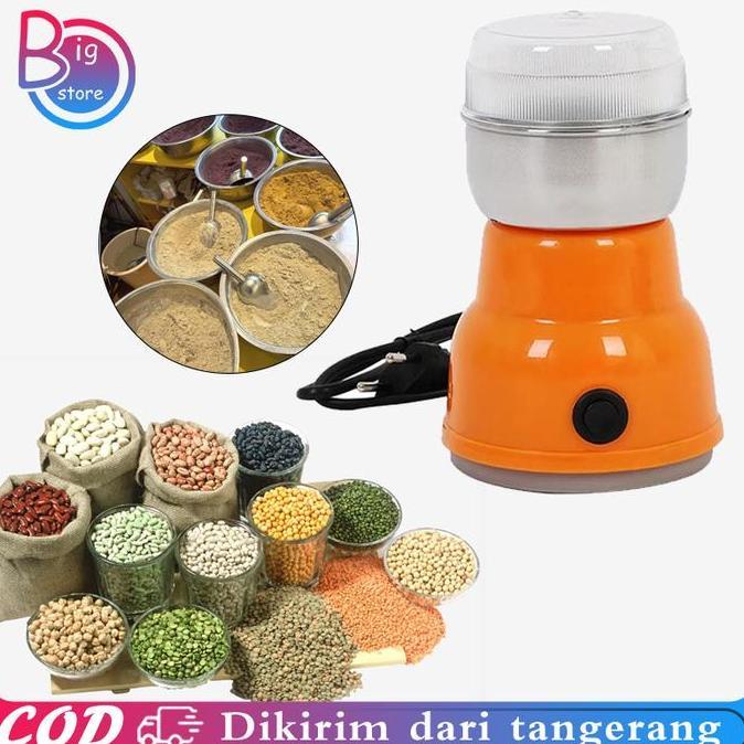 LOANHERCH Alat Blender Puyer Obat Sci Listrik Blender Cafe Kopi Penggiling Rumah