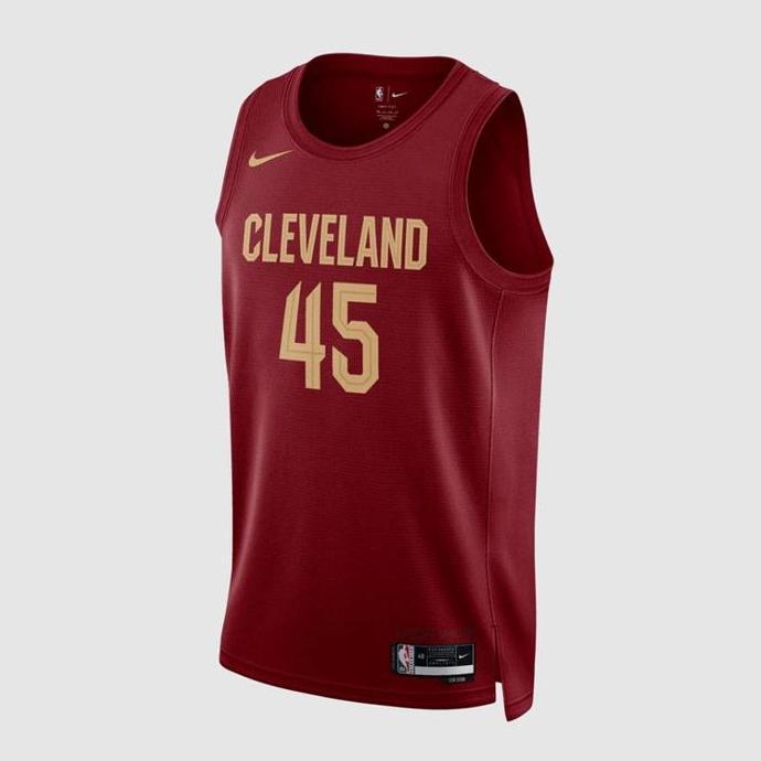 Baju Basket Donovan Mitchell Cleveland Cavaliers Icon Edition 2022-23 Dri-Fit Nba Swingman Jersey Re