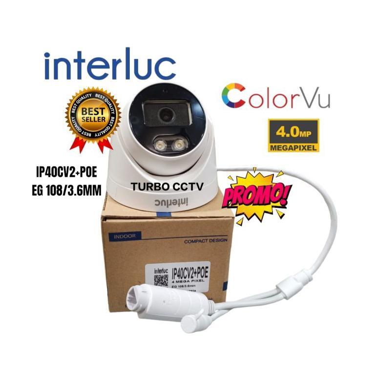 CamKeamanan- IP Camera Edge IP40X-POE Asli 4MP CCTV Indoor  NVR
