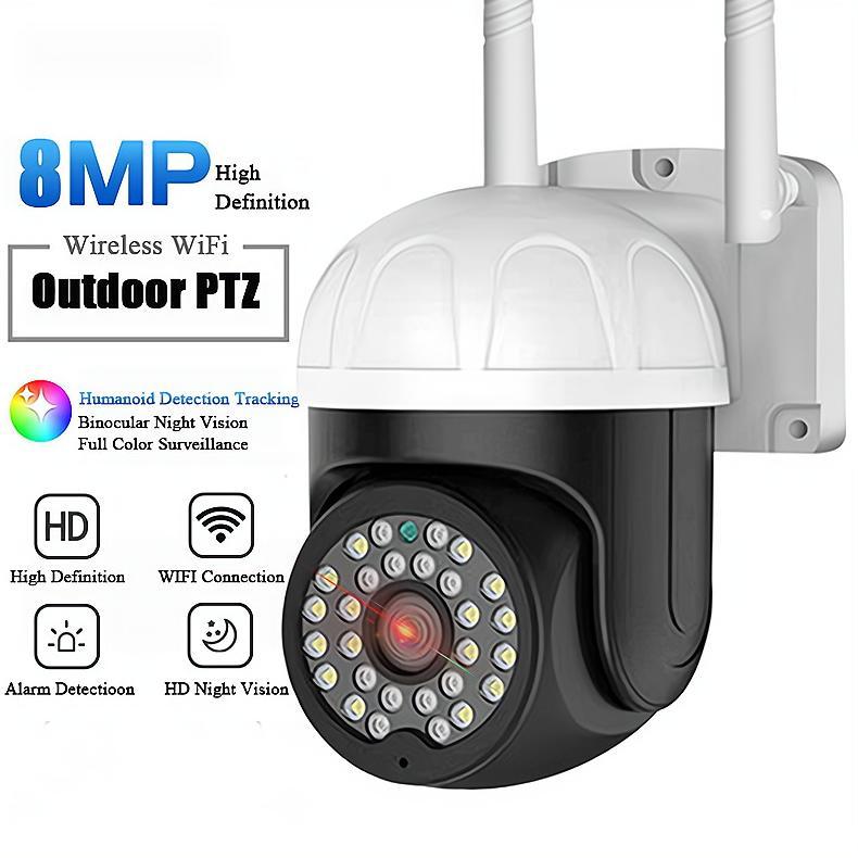 CamKeamanan- CCTV Outdoor Wifi IP Kamera 1080P Waterproof Camera Tanpa Kabel Jarak Jauh Pantau CCTV 